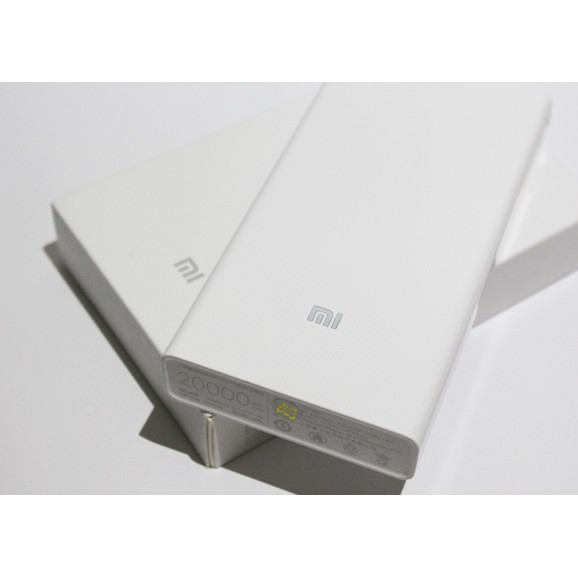 Xiaomi Powerbank 20000 mAh (Putih) - Original - Wonderland Store Bandung