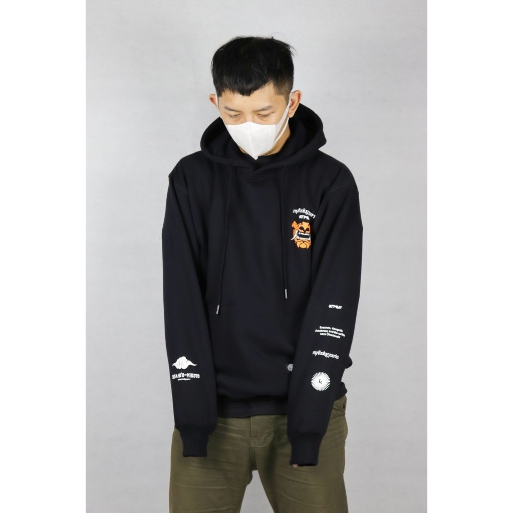 Kremlin Mythology V.1 Pullover Hoodie Hitam - Susanoo Mikoto