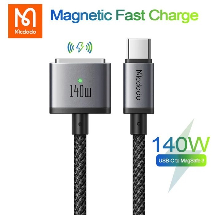 Mcdodo Kabel Usb To Magsafe 3 140W Type C Magnetic Macbook Cable