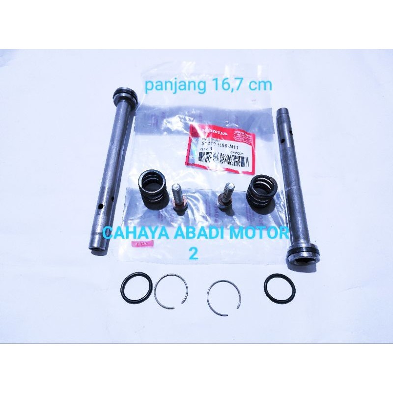 SULING SHOCK SHOK SOK DEPAN PIPA PEREDAM KEJUT SET 51470-K56-N11 SUPRA GTR 150 ORIGINAL PRODUK