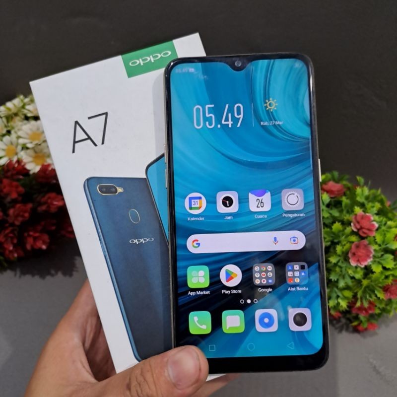 OPPO A7 4/64 LENGKAP
