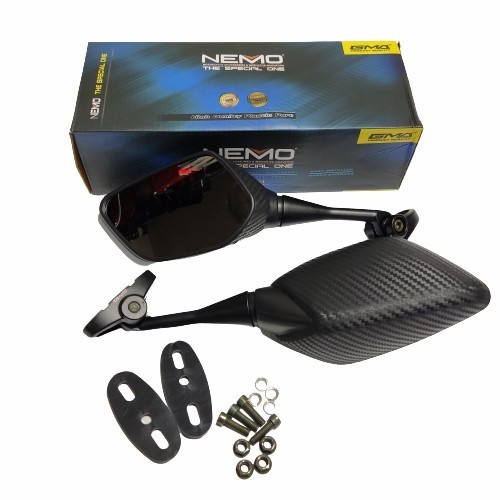 Spion R25 Pendek Karbon Model Lipat Nemo Variasi Nmax Ninja Rr Cbr150
