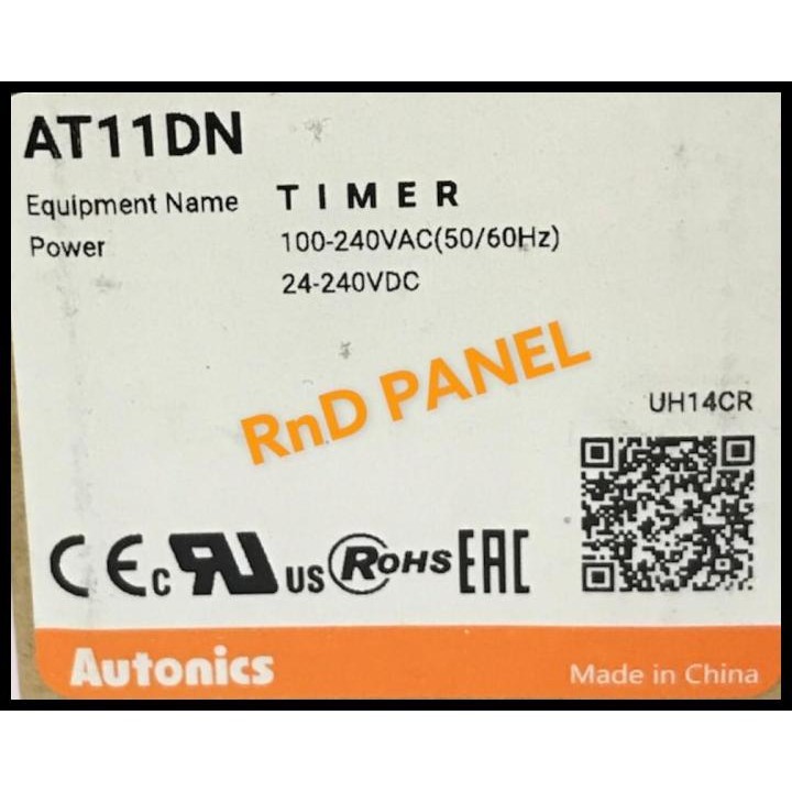 TERMURAH TIMER AUTONICS AT11DN 100-240 VAC / 24-240 VDC 