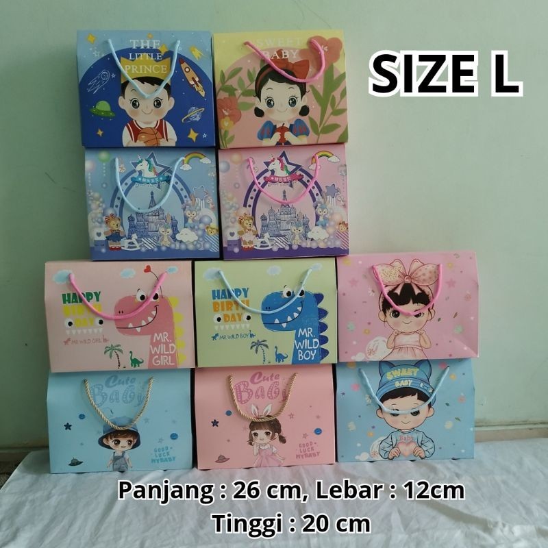 

Tas Ulang Tahun, Size BESAR, Tas Ulang Tahun Anak, Box Ulang Tahun Anak, Paper Bag, Goodie Bag, Paper Bag Ulang Tahun