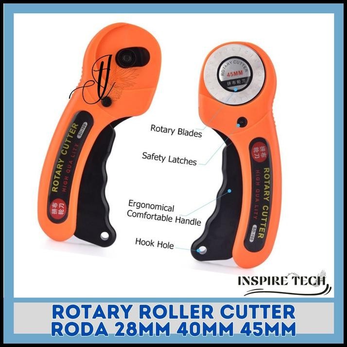 

BEST DEAL PISAU PUTAR PEMOTONG KAIN / PISAU ROTARY ROLLER CUTTER RODA 28MM 40MM