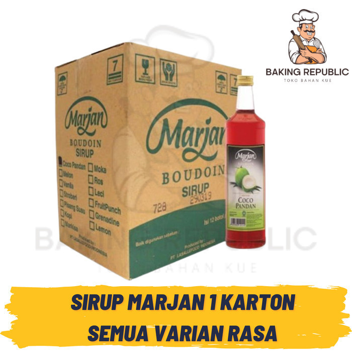 

SIRUP MARJAN ALL VARIAN RASA 1 KARTON