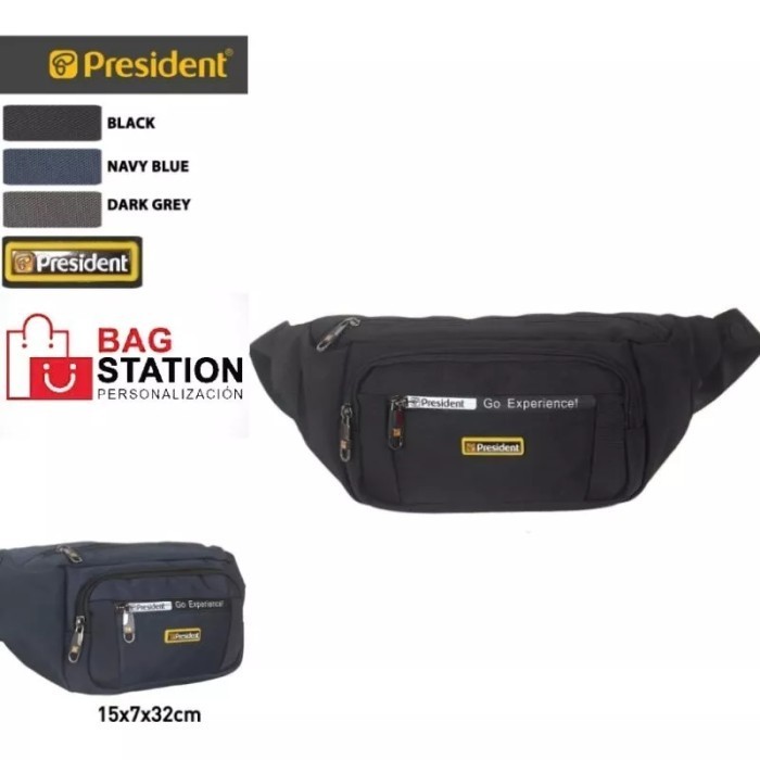 WAIST BAG PRESIDENT ORIGINAL BUM BAG PRESIDENT TAS PINGGANG PRESIDENT