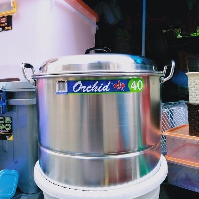 Dandang Serbaguna / Langseng Nasi 40 ( 10 Liter Nasi ) Orchid
