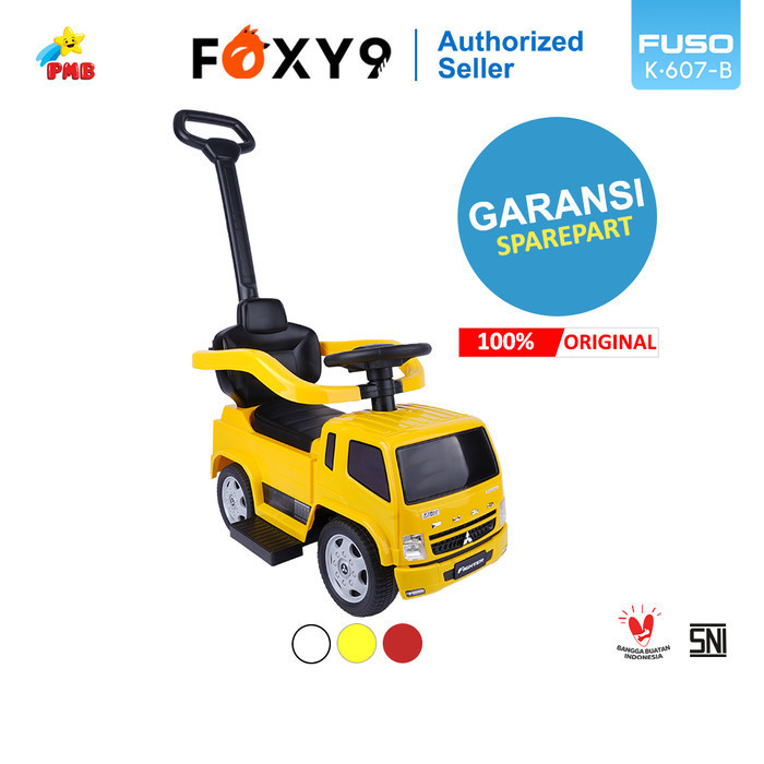 Mainan Anak Mobil Mobilan Dorong Manual Aki Tolocar Pmb K607B Fuso