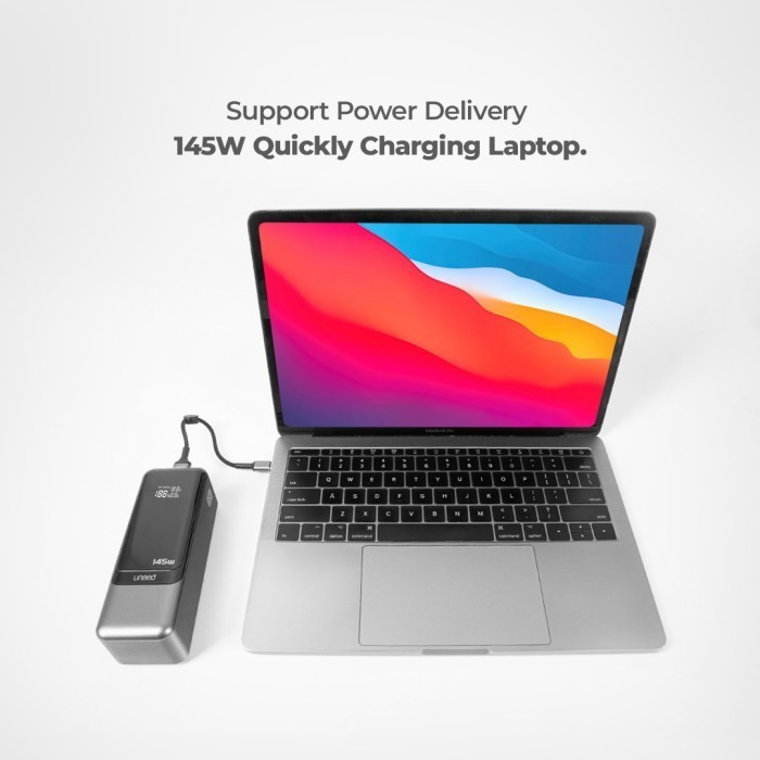 UNEED UPB155 Power Bank Magnetic Wireless 10000mAh Hitam/Putih