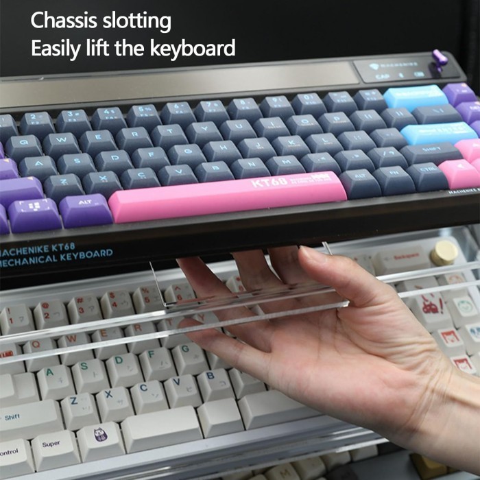 Keyboard Organizer Shelf Keyboard Rak Multi Layer Acrylic Espada