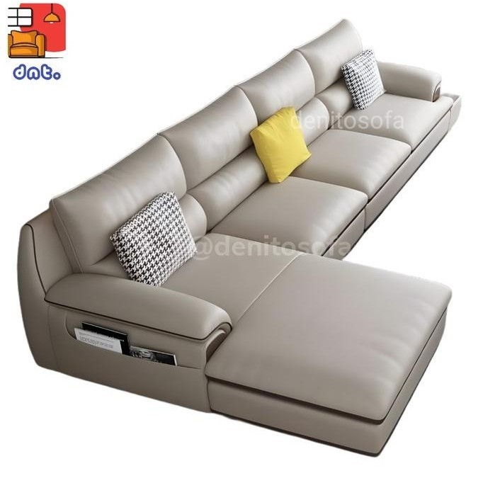 Cod  Sofa Minimalis Leter L - Sofa Ruang Tamu - Sofa L - Kursi Grosirangie