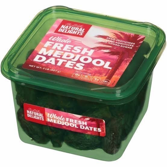 

Kurma Medjool Natural Delights USA Whole Premium Dates 1pack 907gr