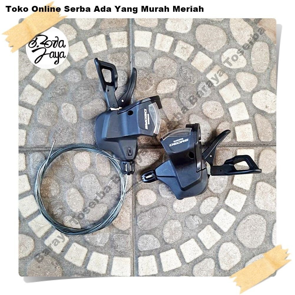 SHIFTER SHIMANO DEORE M6000 3 x 10 Speed Sepeda Sparepart Termurah