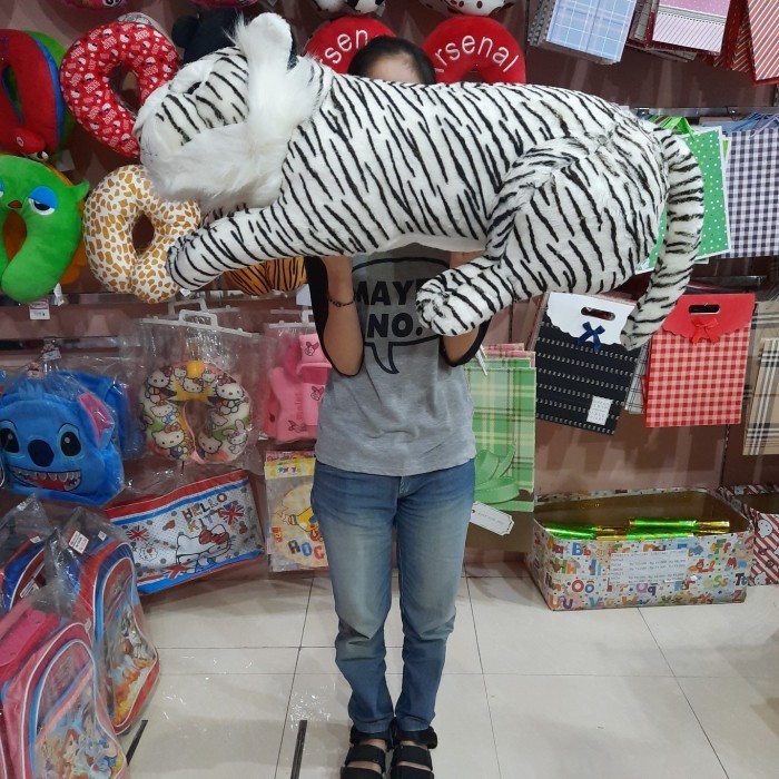 Rya Boneka Harimau Macan Putih Jumbo