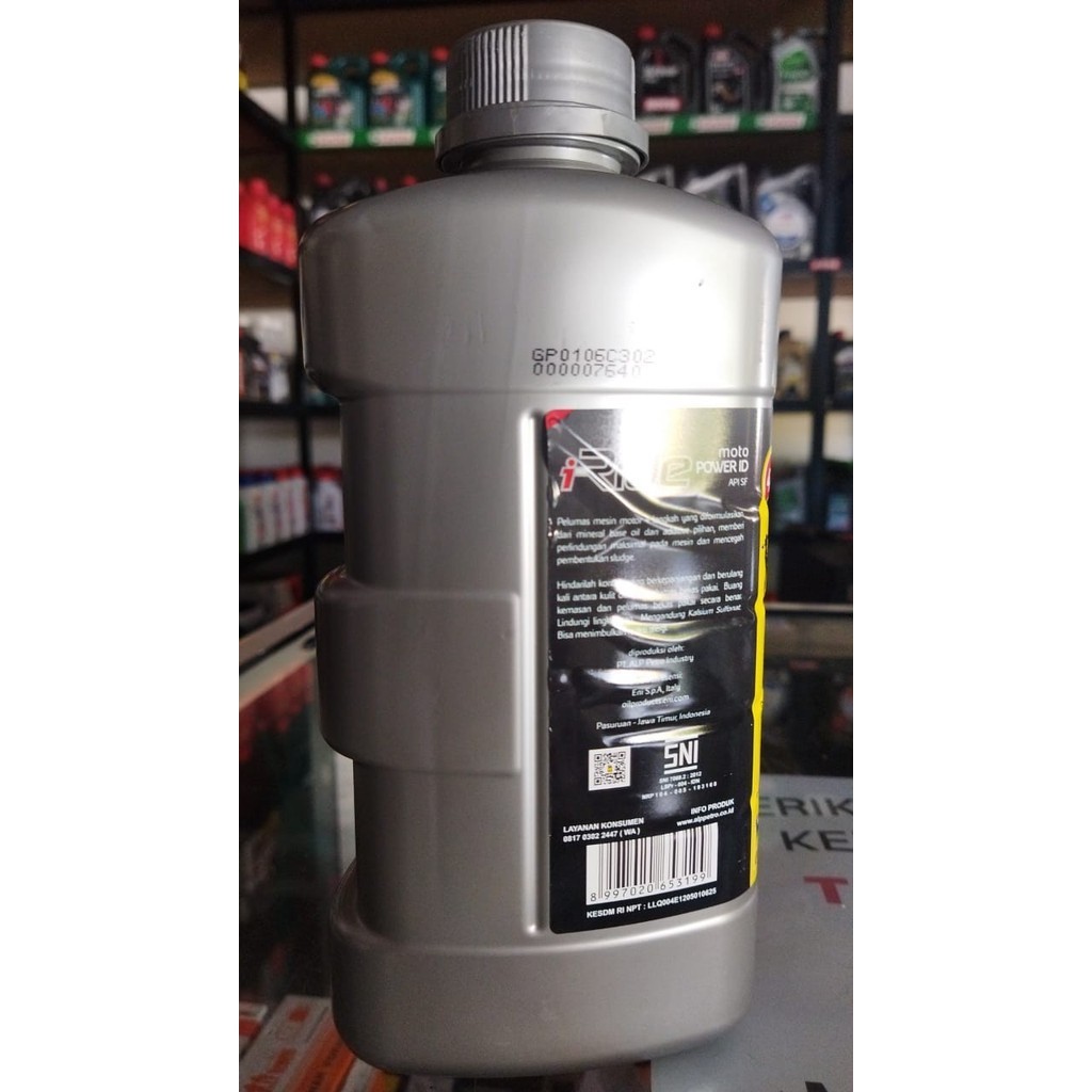Oli Motor 4T 20-50 Agip Eni 800ml 0,8ml