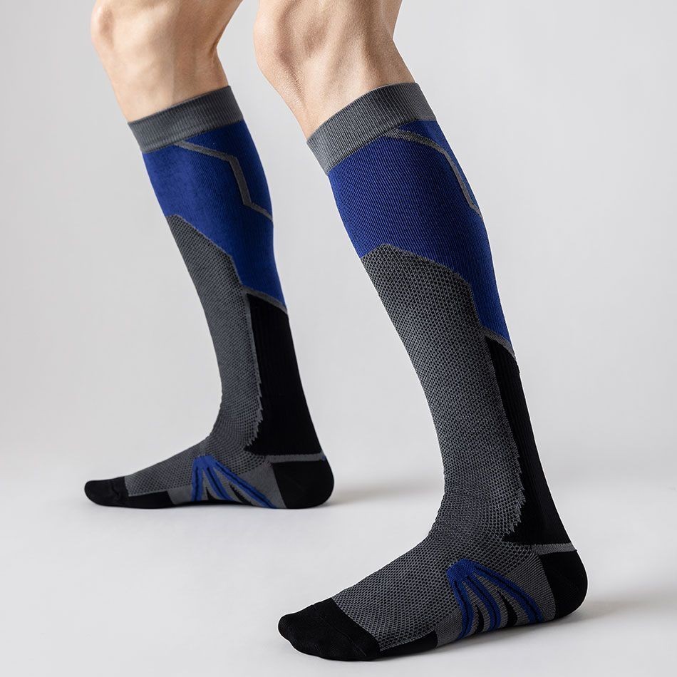Kaus Kaki Pria Kaus Kaki Kompresi Pasukan Kaus Kaki Latihan Lari Maraton Stoking Sepak Bola