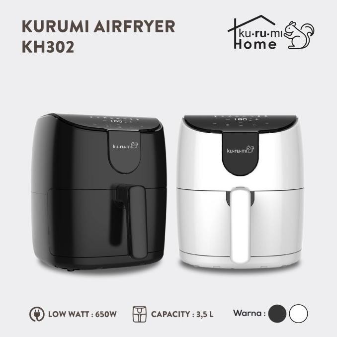 SMJ-930 KURUMI HOME LOW WATT AIR FRYER KH 302 AANFAJAR1
