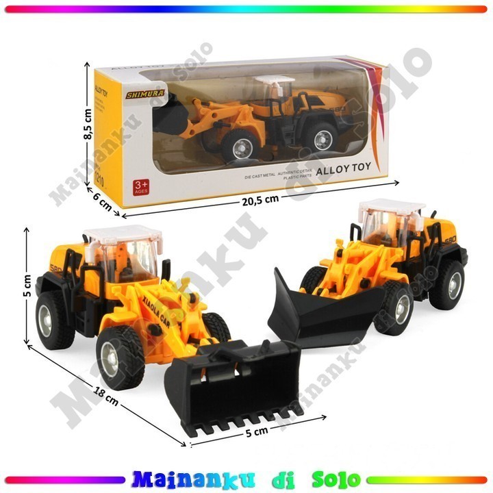 Diecast Traktor Sawah 1:48 Alloy Toy-PBO Mainan Miniatur