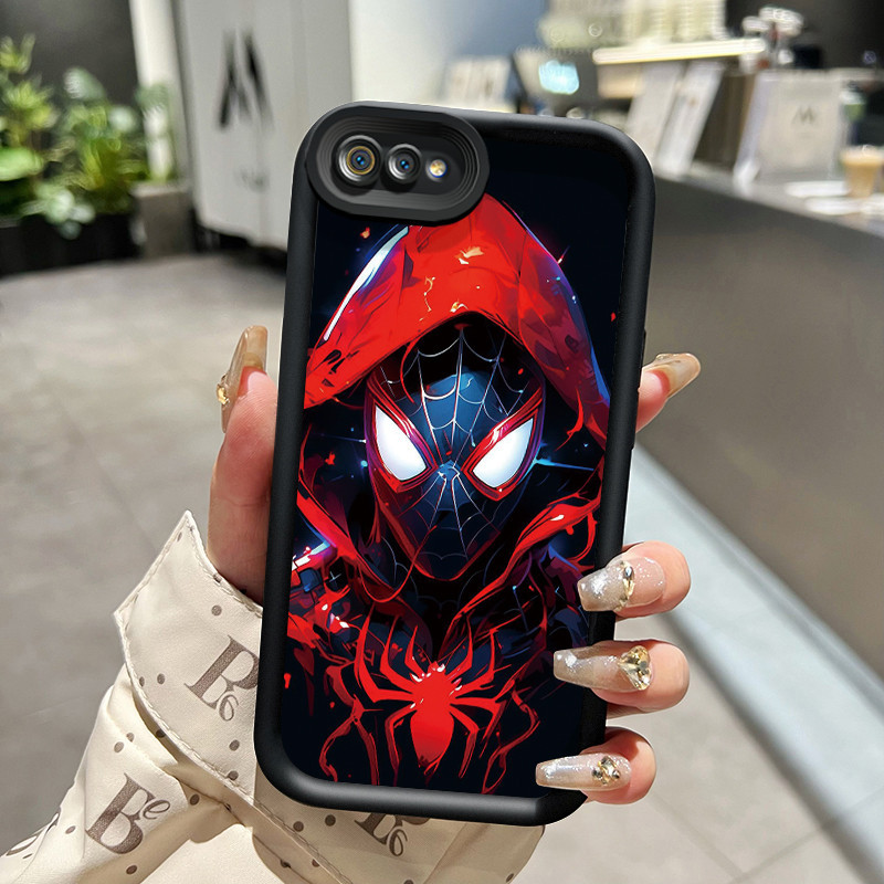 Casing Hp Realme C2 Realme C2s OPPO A1K Case anti drop silikon Casing lunak Kesing ponsel Spider Man