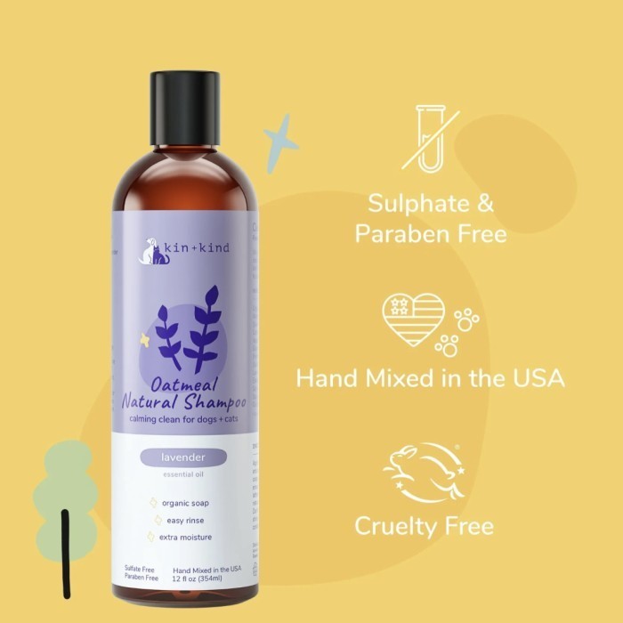 Kin+Kind Pet Natural Shampoo Premium Cat Dog Anjing Kucing Kin Kind