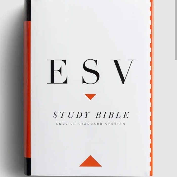 Esv Study Bible Large Print Hardcover Original