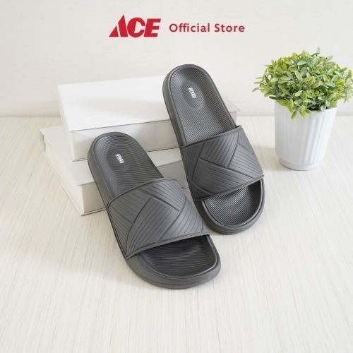 Ace - Ataru Ukuran 37 Sandal Strap Pattern - Abu-Abu