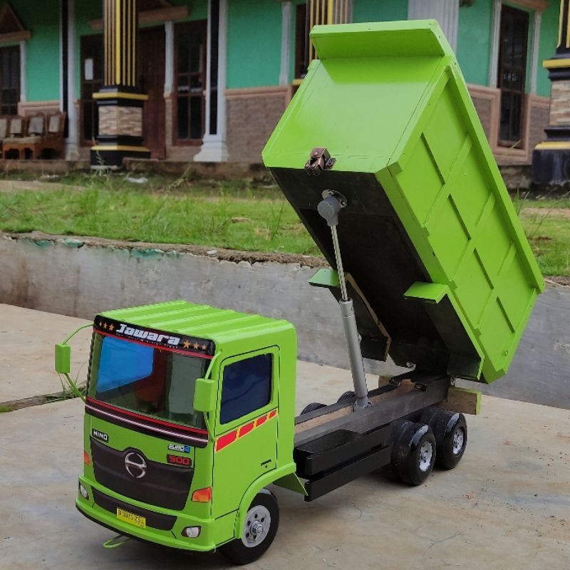 Limited miniatur mobil mobilam truk oleng kayu Dump truk hino 500 truk pasir batu bara