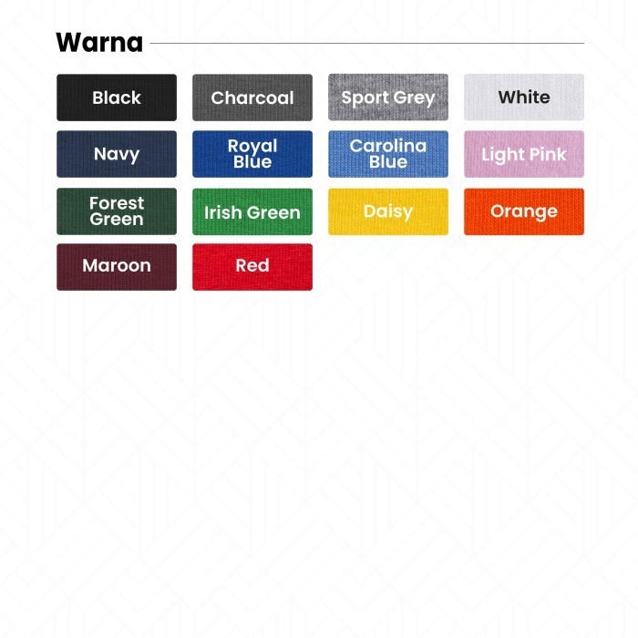 Kaos Polos New States Apparel 8100 Cotton Polo