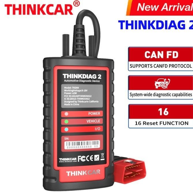 Thinkdiag 2 Obd2 Canfd Scanner Mobil Diagnostic Code Reader Tool