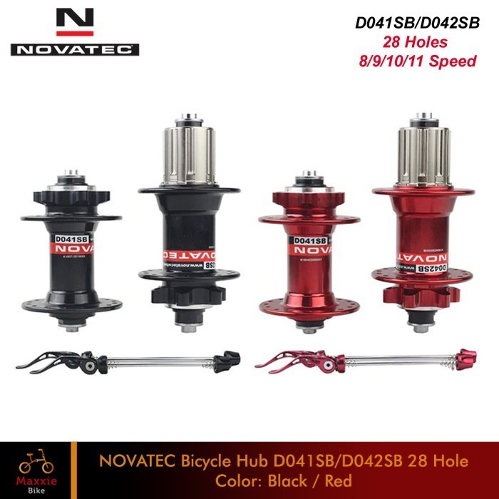 Hub Freehub Novatec 28 Hole Six Bolt Sealed Bearing Jangkrik2 Warna