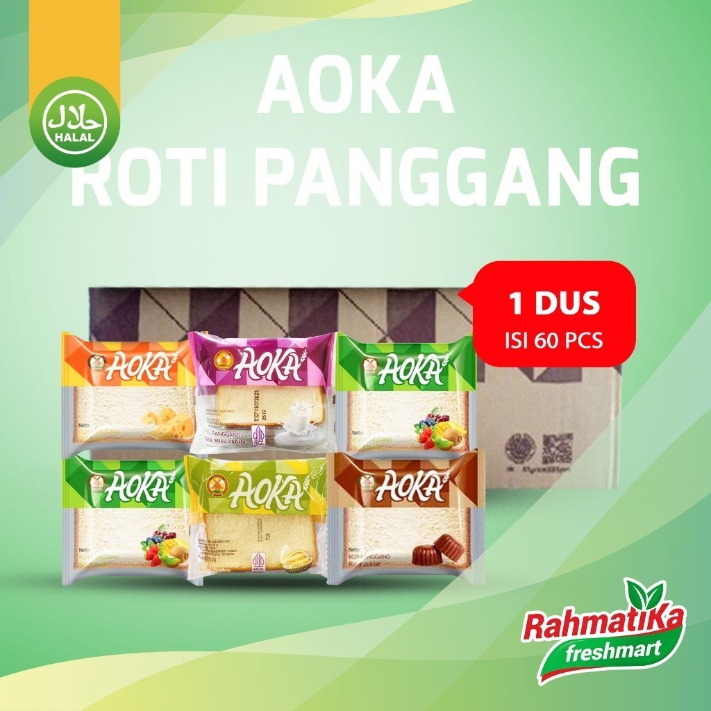 

AOKA Roti Panggang 1 Dus/Karton