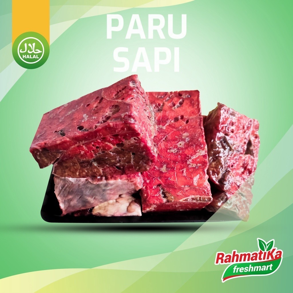 

Daging Paru Sapi / Beef Lung 500 gram