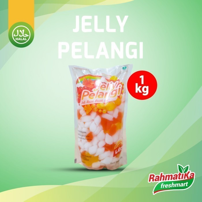 

Jelly Pelangi / Jeli Rasa Buah Leci 1 Kg (Pouch)