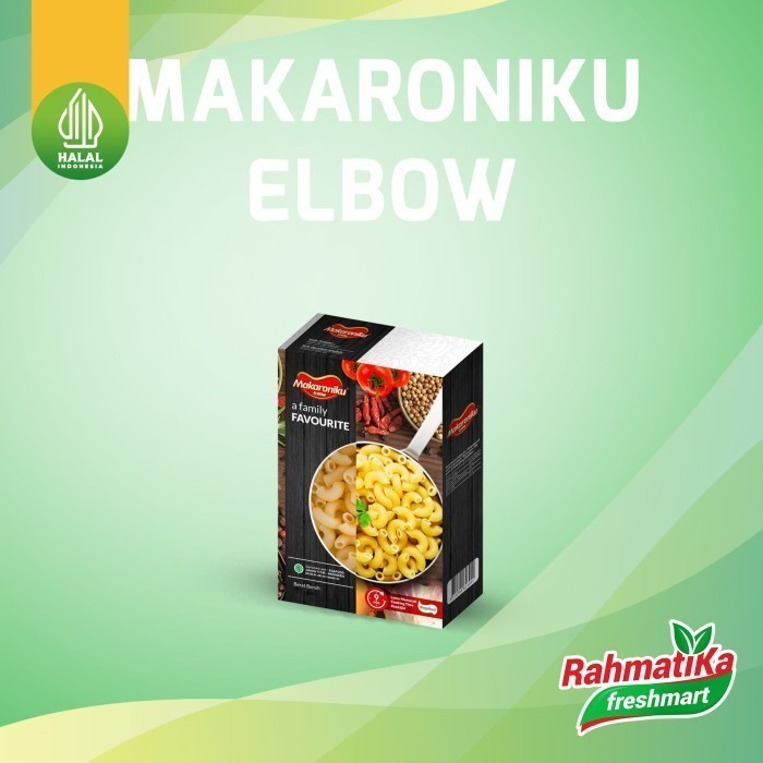 

Makaroniku Egafood Makaroni Elbow 200 gr