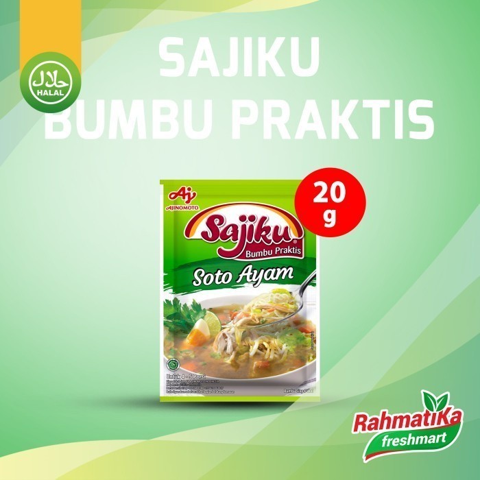 

Sajiku Bumbu Praktis Soto Ayam 20 gram