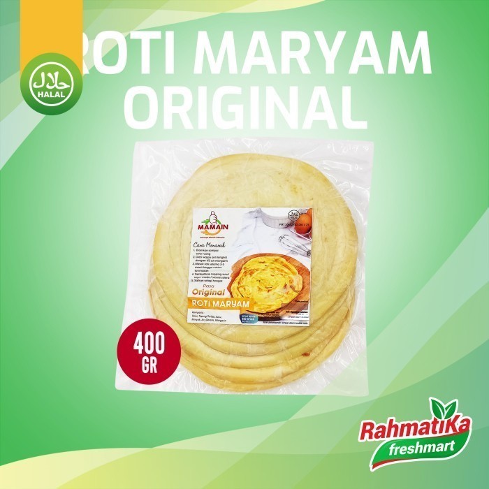 

Roti Maryam Rasa Original 400 gr (Frozen)