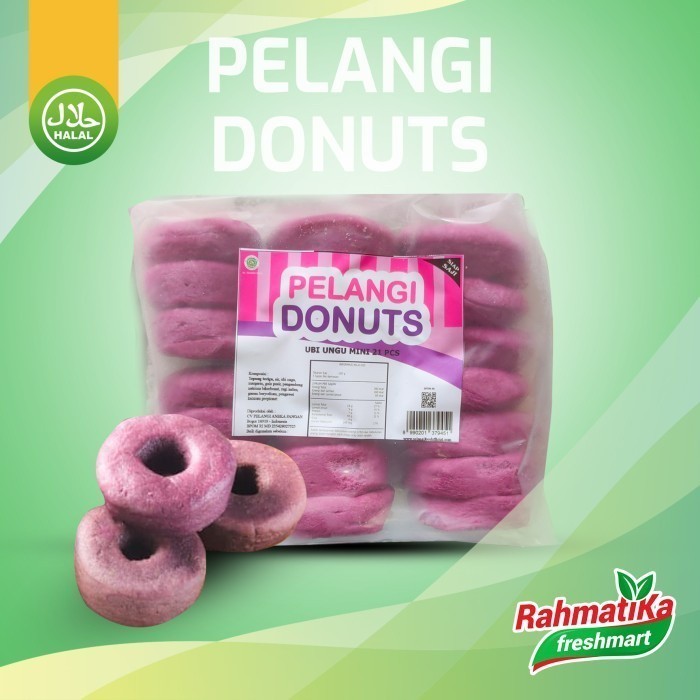 

Pelangi Donat Ubi Ungu Isi 21 Pcs (Frozen)