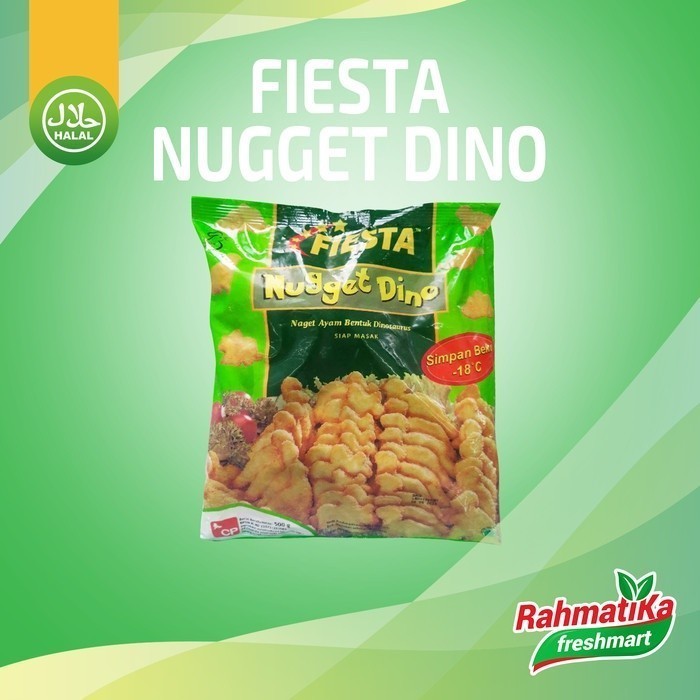 

Fiesta Nugget Dino / Naget Ayam Dino 500 gram