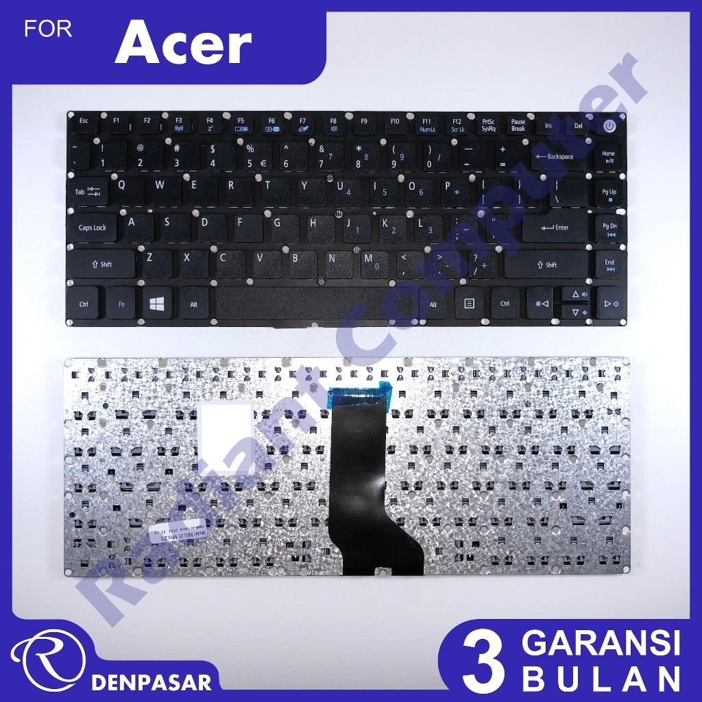 Keyboard Acer Aspire E5-474 E5-474G E5-475 E5-475G E5-491G BLACK