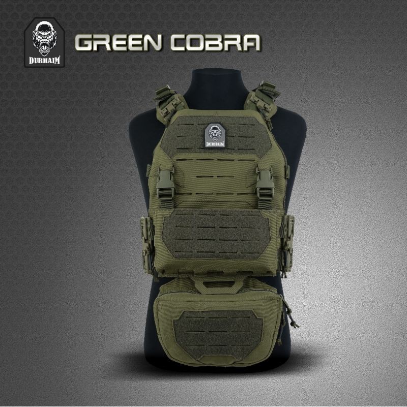 Durhaim body vest green cobra