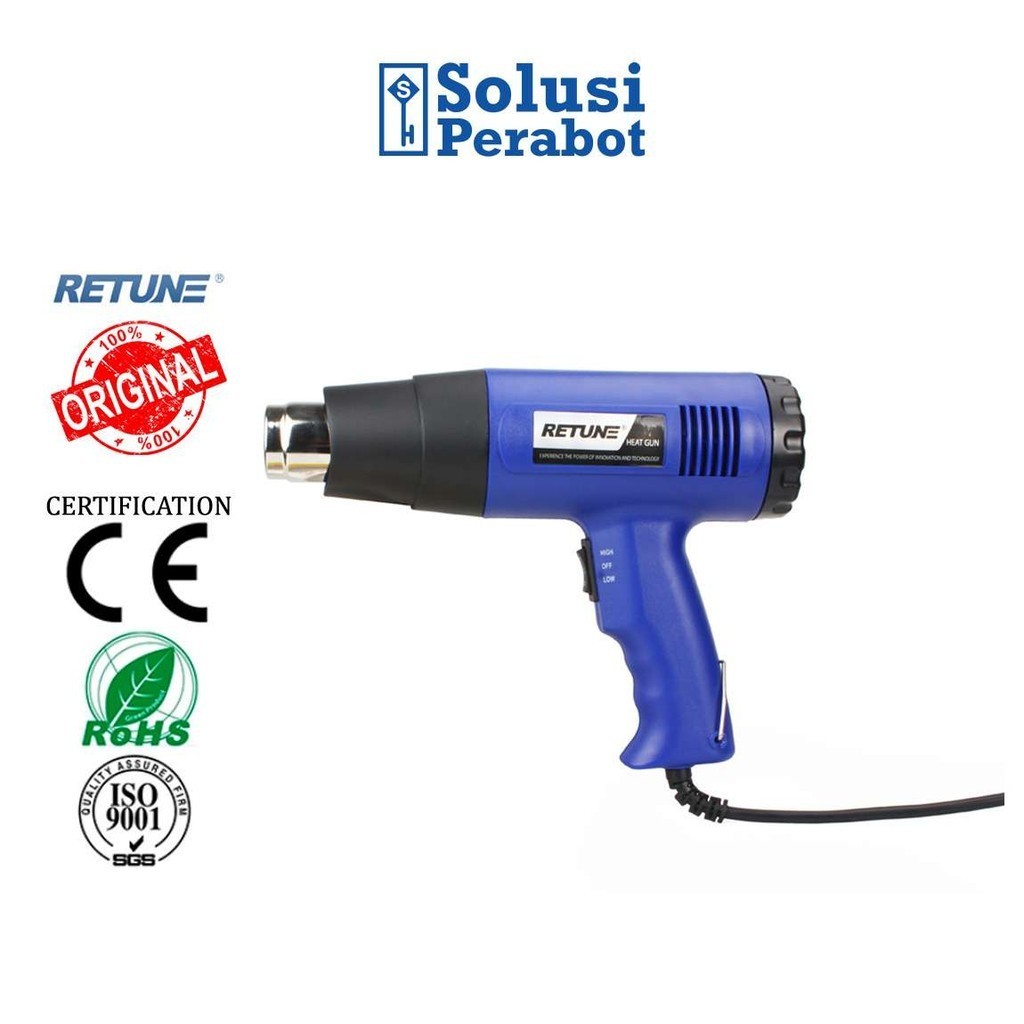 Hot Air Gun 1800W RETUNE RT-883 Original SP / Heat Gun / Pistol Pemanas