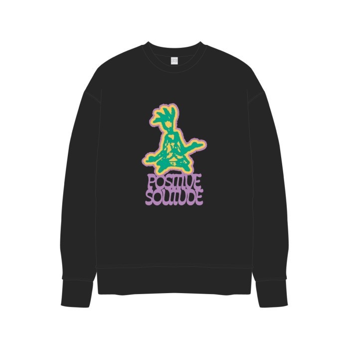 Public Culture - Positive Vibration Sweater - Black