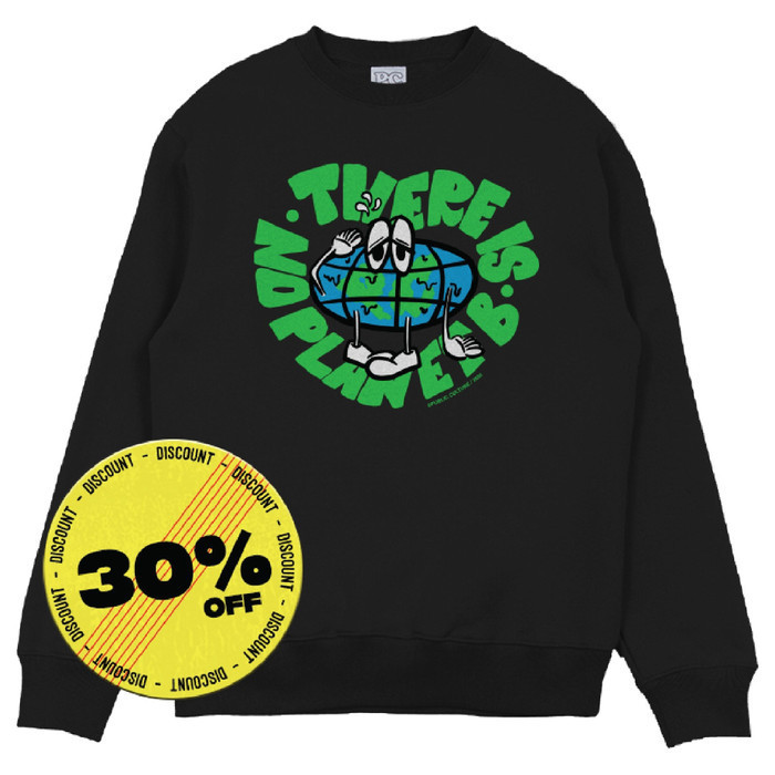 Public Culture - Planet B Sweater - Black