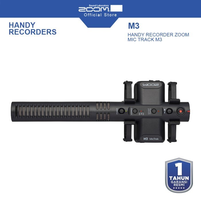 Zoom M3 Mic Track Handy Recorder