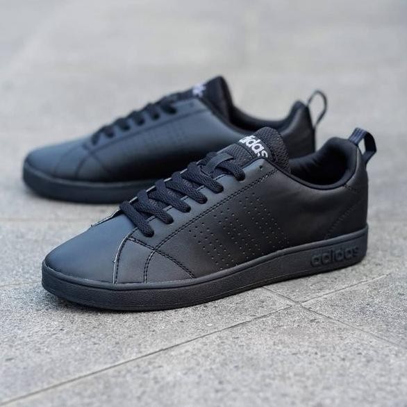 Sepatu Adidas Neo Advantage Full Black Original Bnwb - Adidas Neo Duapuluhlinee