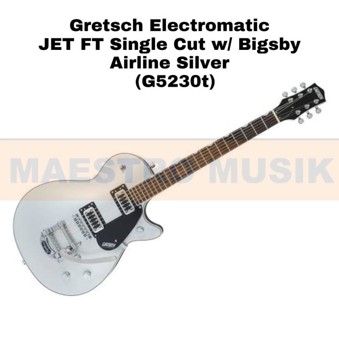 Gretsch Electromatic Jet Ft Single Cut ( Bigsby ) Airline Silver