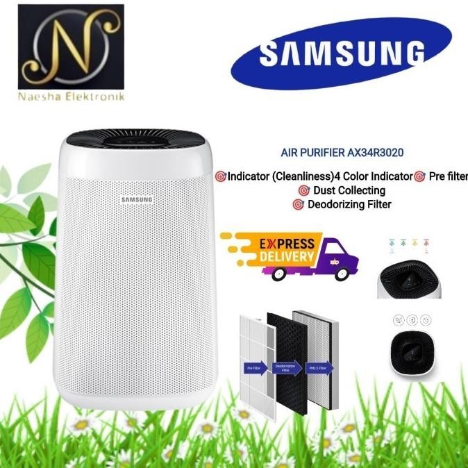 Samsung Air Purifier Ax34R3020Ww Air Purifier Samsung Area 34M2 Rumahkiitoo