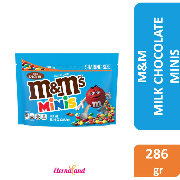 

Orea - M&M Minis Milk Chocolate Sharing Size Cokelat Susu M&M Minis Impor Usa