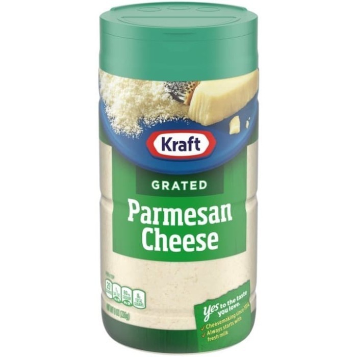 

Orea - Kraft Grated Parmesan Cheese 85 Gr - Keju Parmesan Irisan